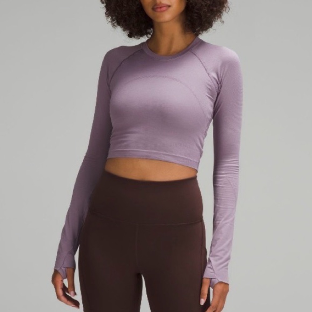 Lululemon Swiftly long sleeve 2.0 purple ash sz0